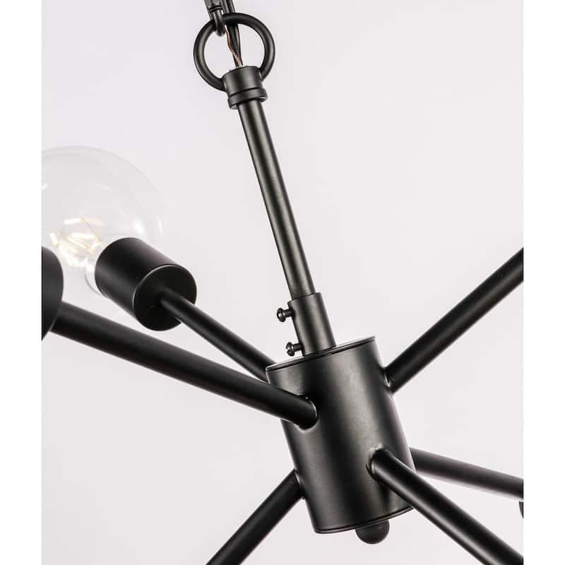 Maya 16-Inch Clear 6-Light Pendant