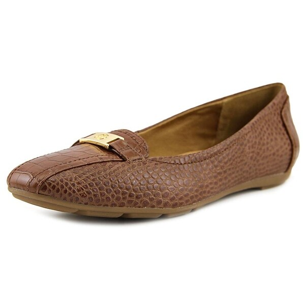 Giani Bernini Jileese Women Bicycle Toe Synthetic Brown Loafer