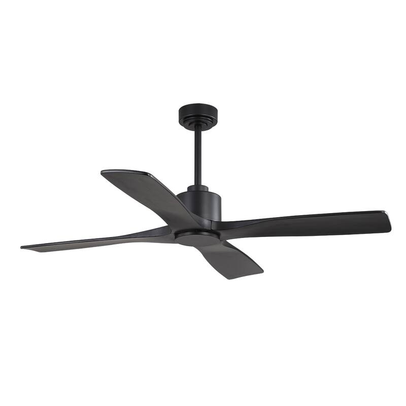 MLiAN 48" DC Motor Indoor Ceiling Fan, 4 Solid Wood Blades...