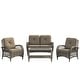 preview thumbnail 9 of 15, Corvus Padova 4-piece Wicker Patio Chat Set