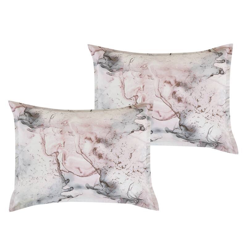 7 pieces abstract bed in a bag comforter set