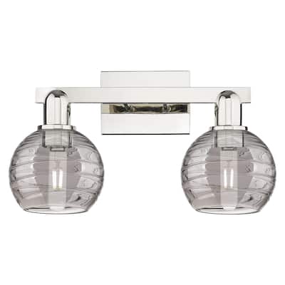 Innovations Lighting 716-2W-G1213-6SM Athens Deco Swirl 2 Light 16"