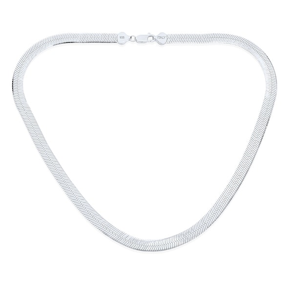 Sterling Silver Flat Snake Chain Best 