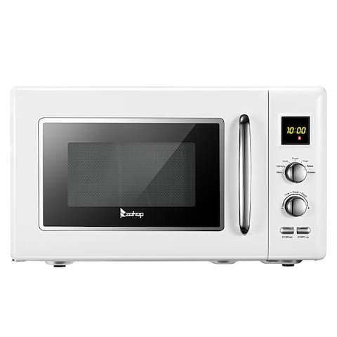 ZOKOP 0.9 CU.FT. Retro Microwave with 5 Pre-programmed Settings