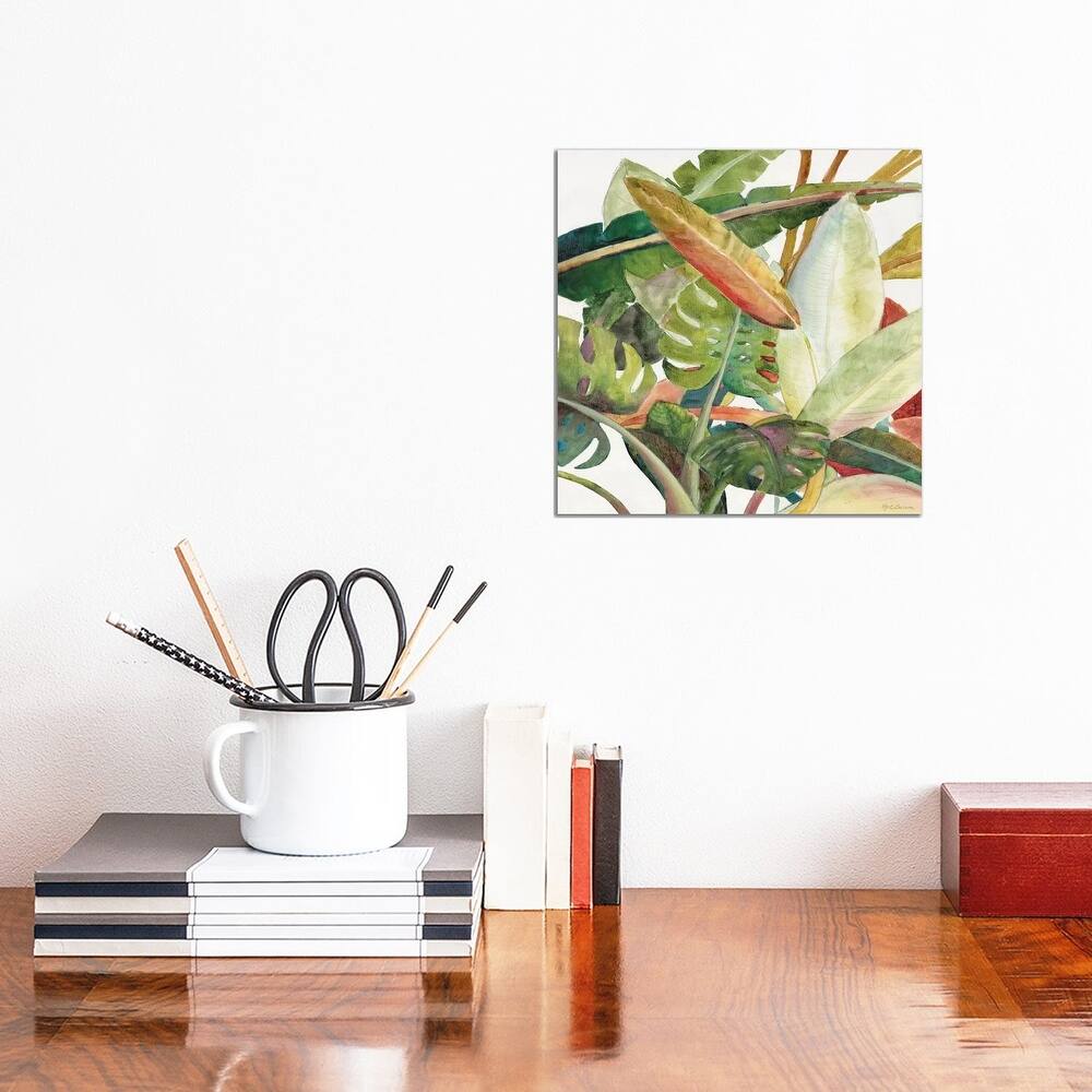 iCanvas "Tropical Lush Garden Square II" by Marie Elaine Cusson Canvas Print