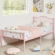 preview thumbnail 20 of 21, VECELO Modern Twin Size Metal Kids Bed Frame Without Box Spring, Twin Size Bed Set of 2
