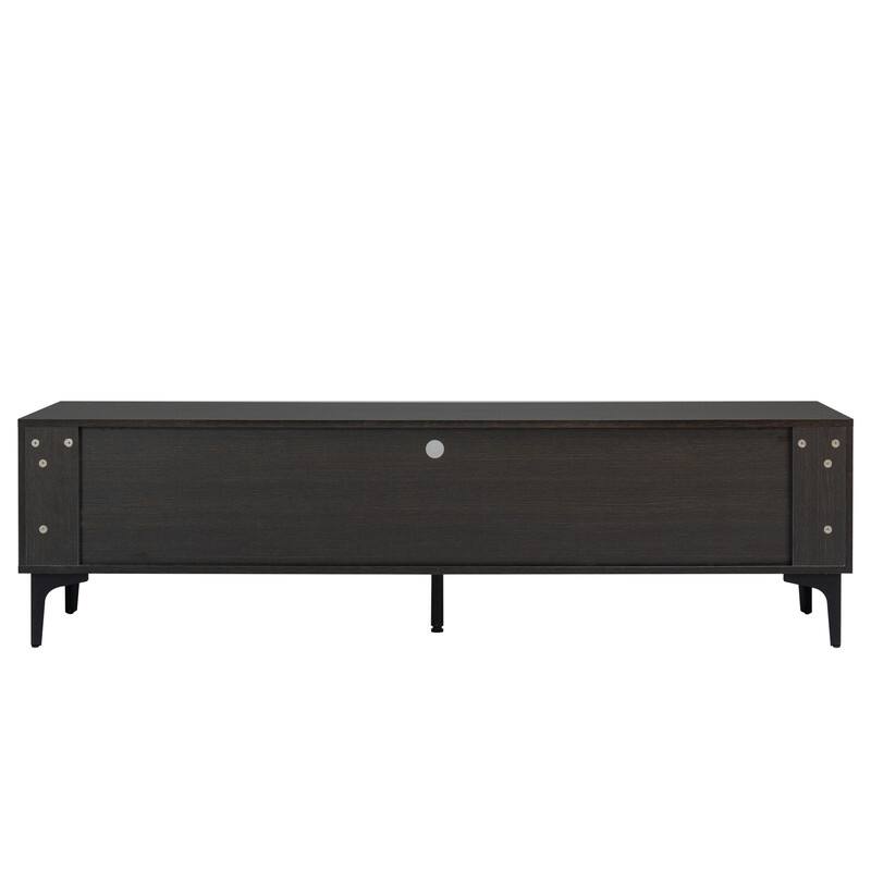 Modern TV Stand For TVs up to 65 Inches,TV Console with LED Remote Control Lights