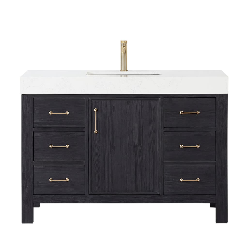 Miseno MV-NM-LEON48-LWT León 48" Free Standing Single Basin Vanity Set