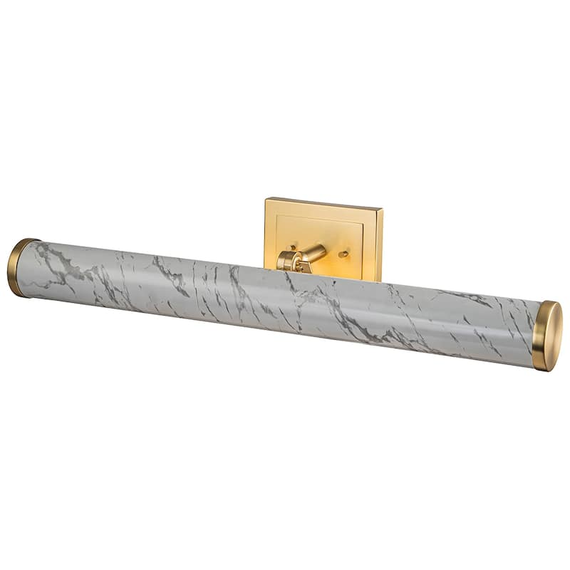 Coates Large Picture Light in Carrera Stone - 4"h x 26"w x 7"d