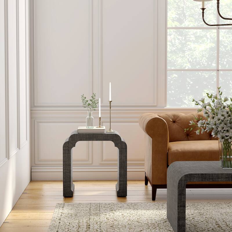 Chatham Waterfall Raffia Side Table