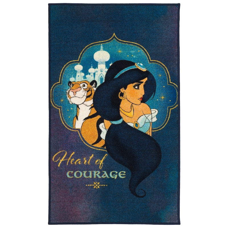 SAFAVIEH Machine Washable Slip Resistant Collection Inspired By Disney's Live Action Film Aladdin - Heart Of Courage Rug