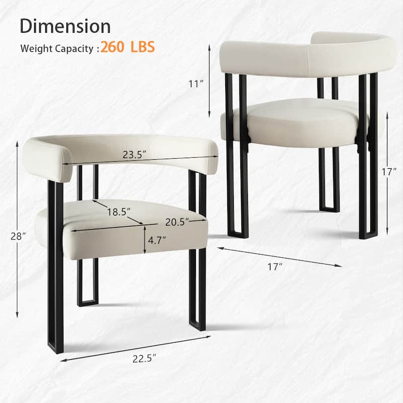 Upholstered Armchair (Set of 4)