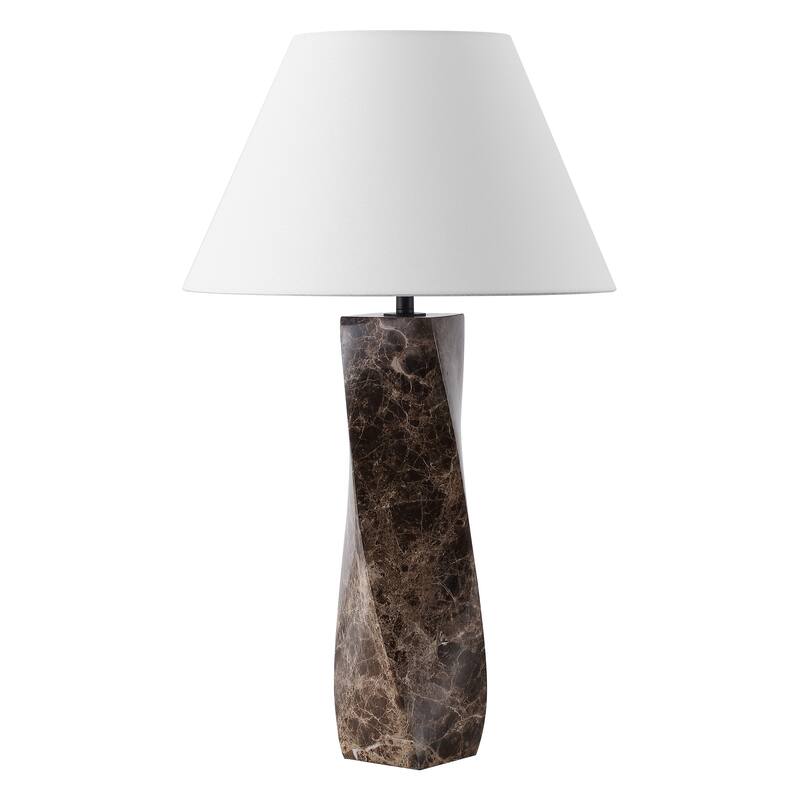 SAFAVIEH Couture Mayalenn Large Marble Table Lamp - 18"W x 18"D x 29"H