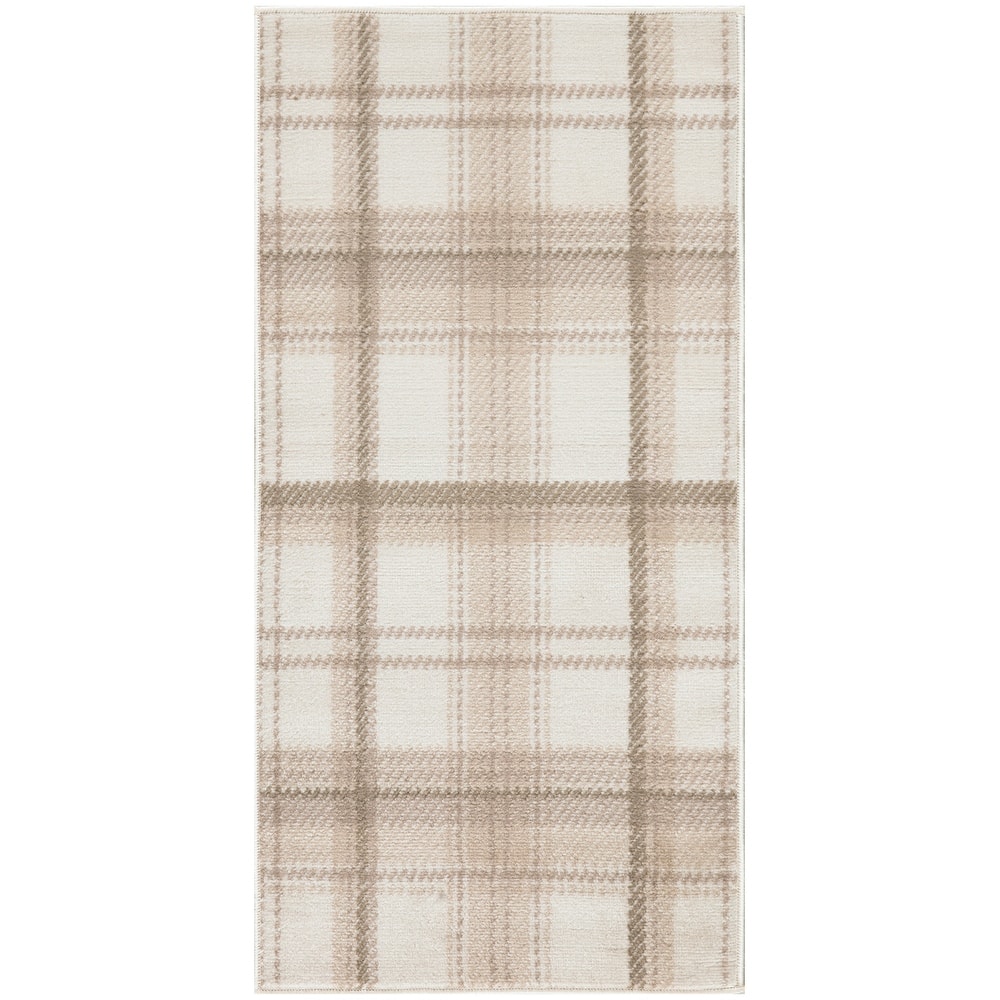 Nourison Grafix Plaid Farmhouse Area Rug