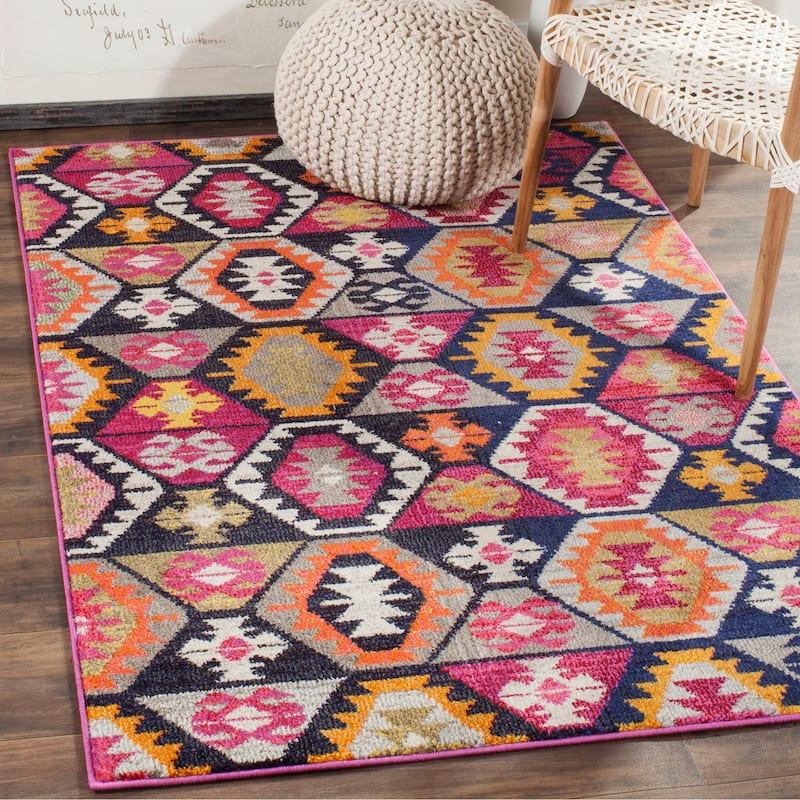 SAFAVIEH Monaco Aine Boho Rug - 4' x 5'7" - Multi