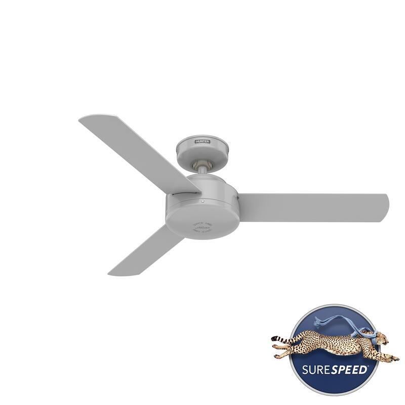 Hunter 52" and 44" Presto Ceiling Fan w/ Wall Control - Contemporary, Industrial, Scandinavian