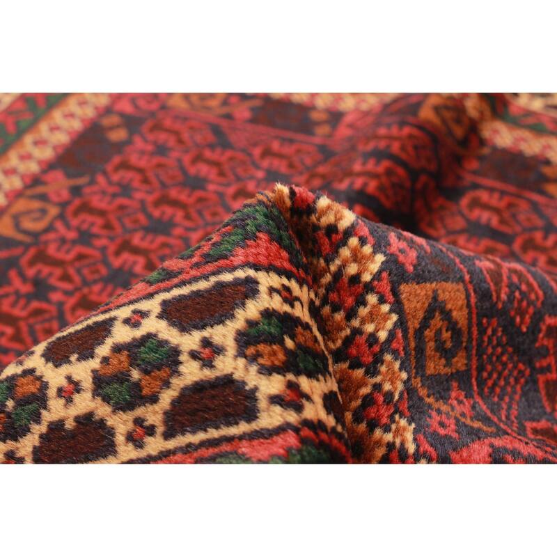 Teimani Burgundy Rug 2'10" x 5'6" - 2'10 x 5'6