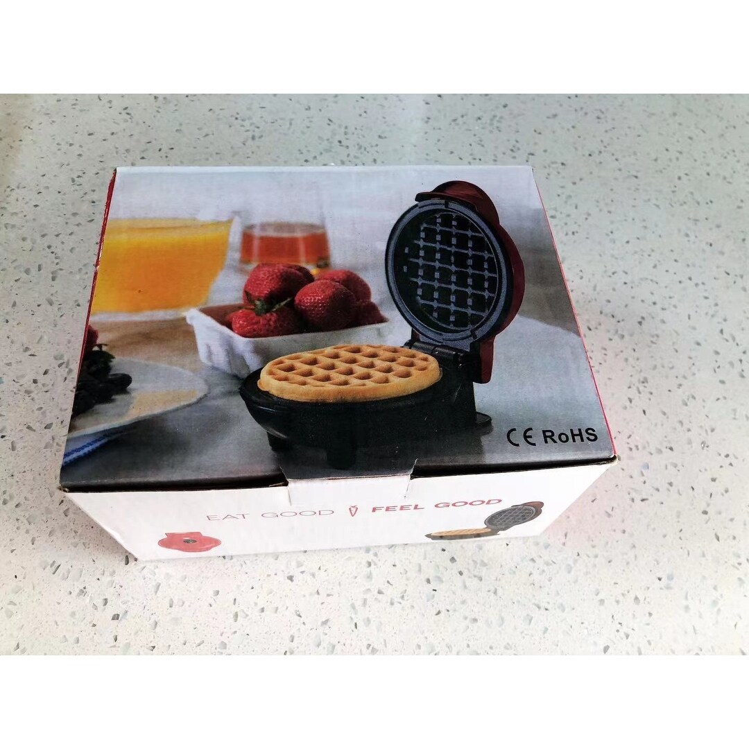 4 Inch Mini Waffle Maker Non-stick Waffle Maker,Red - Bed Bath & Beyond -  33951826