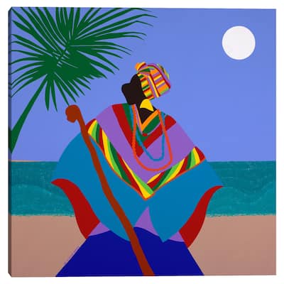 Gullah Geechee Conjure Woman by Synthia SAINT JAMES Canvas Art Print