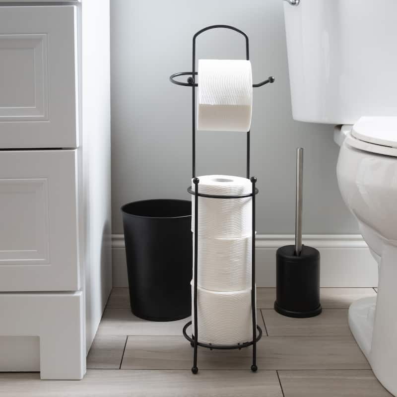 Bath Bliss Bathroom Accessory Set in Matte Black
