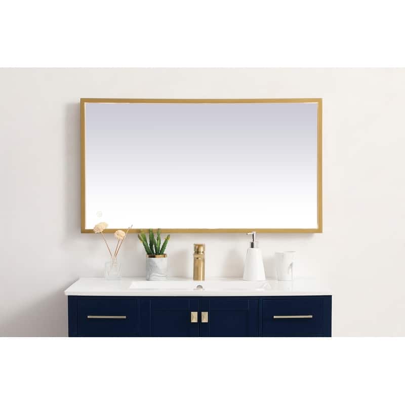 Indigo Home 20x36 inch LED mirror with adjustable color temperature