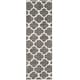 preview thumbnail 32 of 99, SAFAVIEH Montreal Shag Sadia 2-inch Thick Rug 2'3" x 9' Runner - Grey/Ivory - Runner