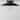 Rennnsan 1-Light Industrial  Matte Black Flush Mount Ceiling Light for Hallway - 13.8 in. W x 7.9 in.H