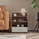 Modern Wood Nightstand with Drawer - Bed Bath & Beyond - 38315385