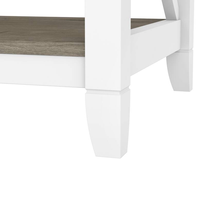 Bush Furniture Key West Tall 5 Shelf Bookcase with Adjustable Shelves