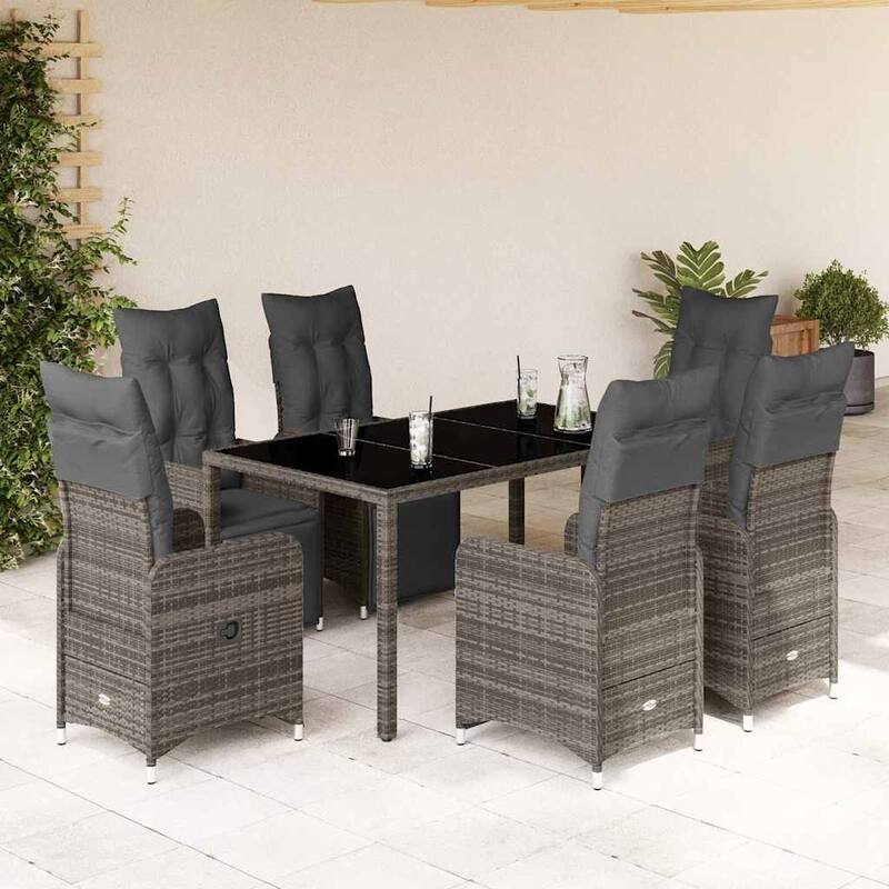 vidaXL Bistro Set Grey - 21.5 x 23.0 x 36.2