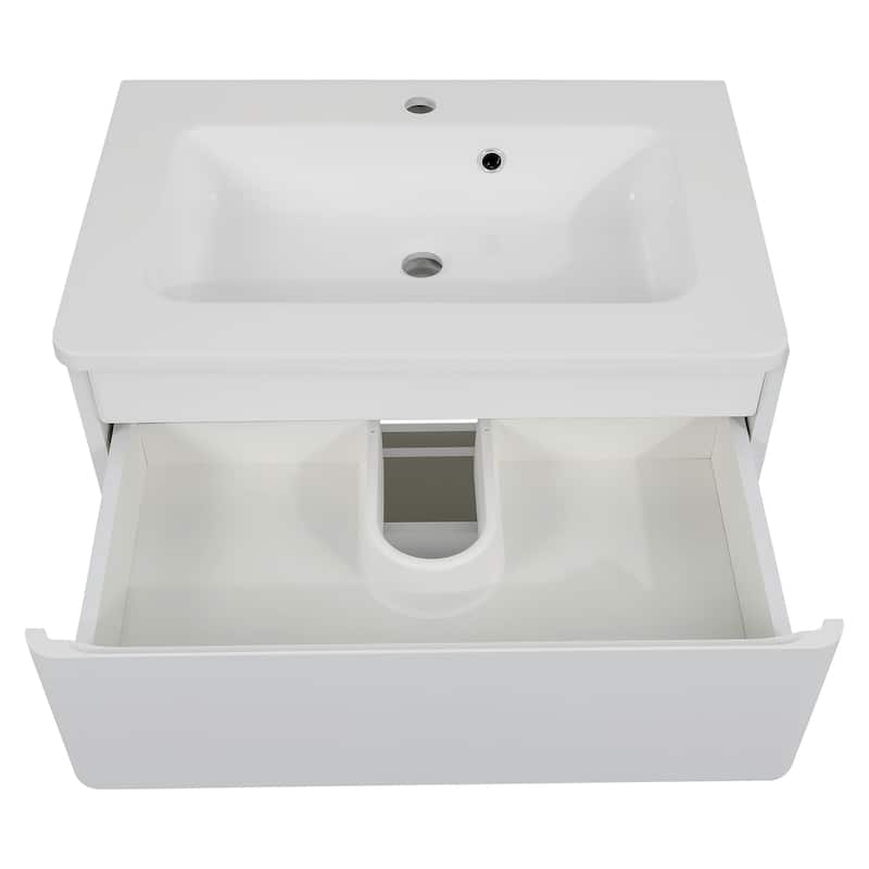Free Standing Bathroom Vanity with Washbasin Comfort Collection No Mirror