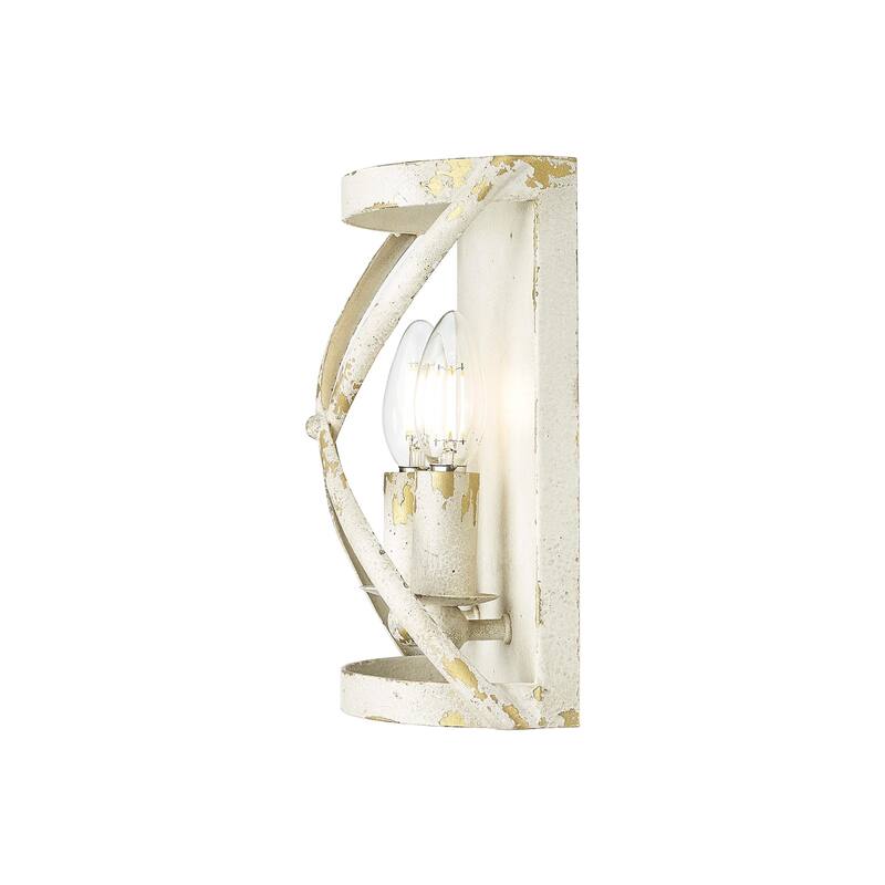 Golden Lighting 0890-WSC Alcott 10" Tall Bathroom Sconce
