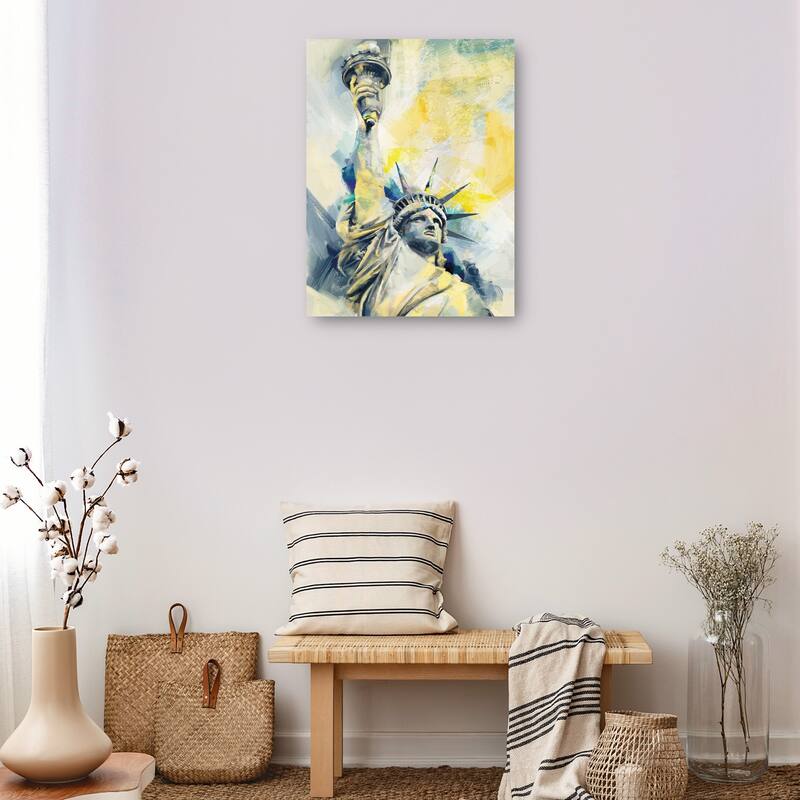 Lady Liberty By Studio Arts Canvas Art Print