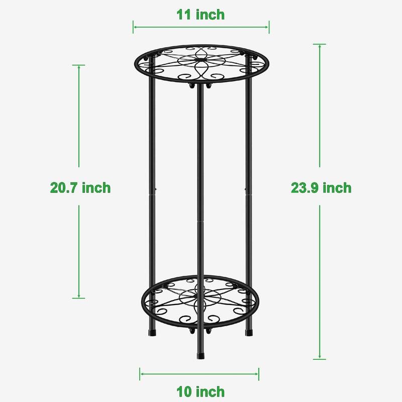 Plant Stand Indoor Outdoor - 11x 11 x 23.9 inches