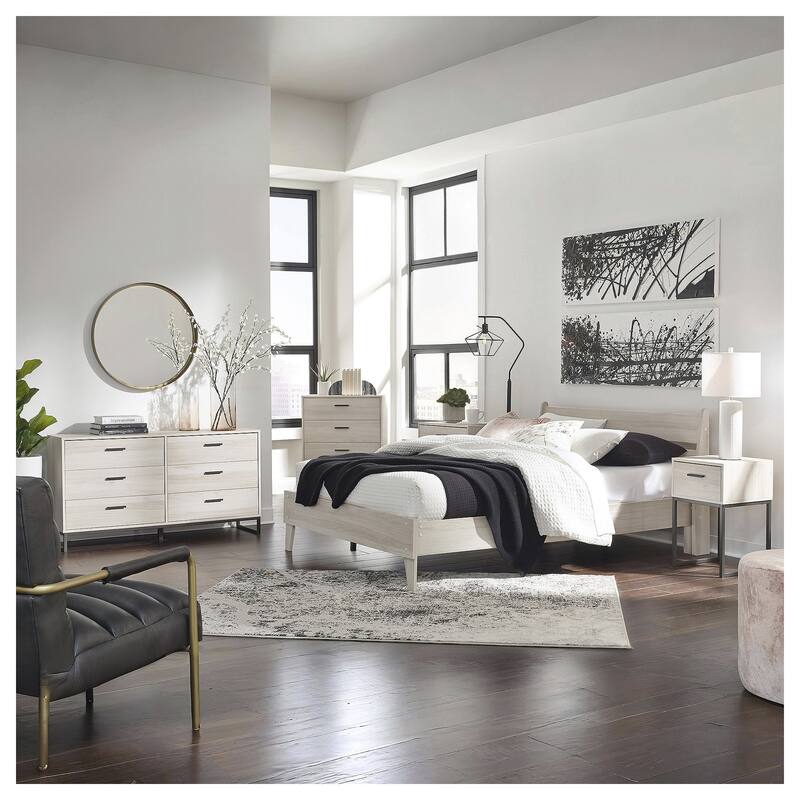 Ashley Furniture Socalle Light Natural 6 Drawer Dresser