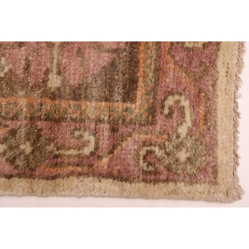 ECARPETGALLERY Hand-knotted Jules Serapi Light Khaki Wool Rug - 8'3 x 10'3