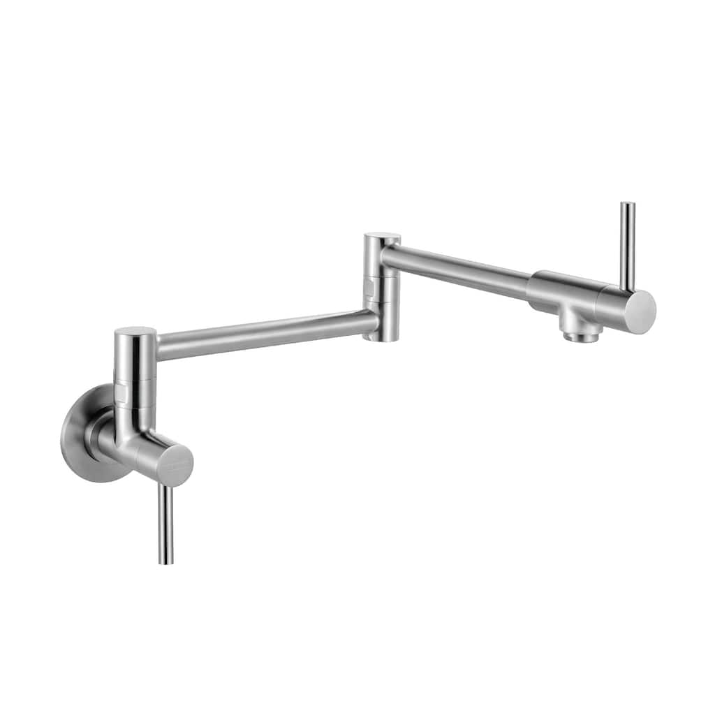 Franke STL-PF Steel 2.2 GPM Wall Mounted Single Hole Pot Filler - Stainless Steel 304