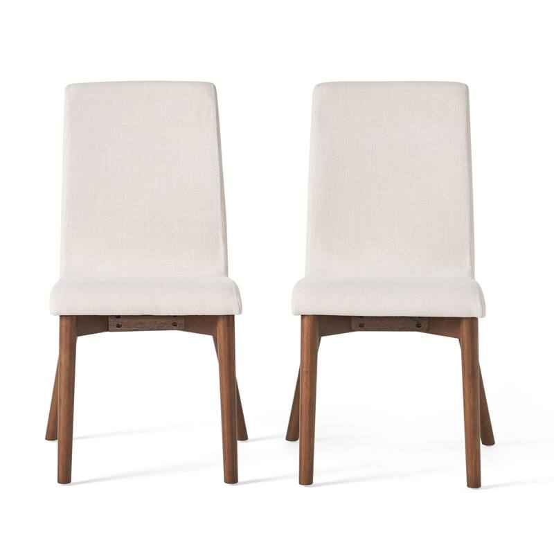 Orrin Mid-Century Fabric Dining Chair (Set of 2) by Christopher Knight Home