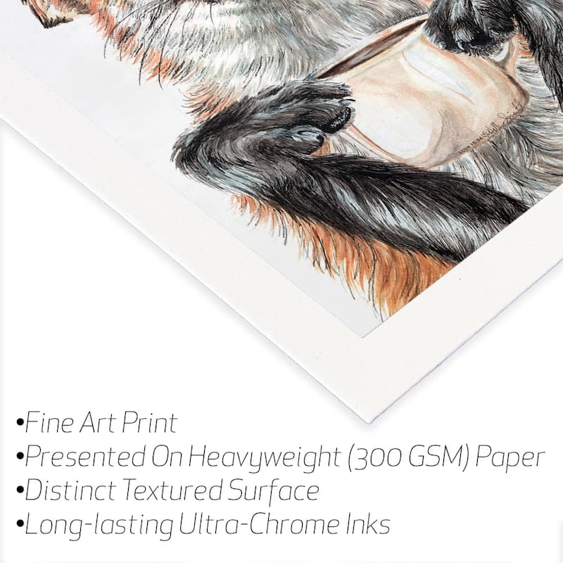 Morning Fox Fine Art Paper Print by Holly Simental - Multi - 32x24