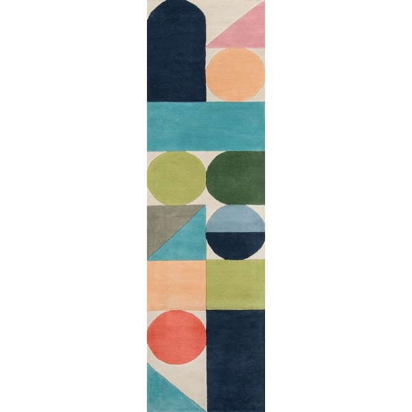 Novogratz By Momeni Delmar Wright Hand Tufted Wool Area Rug