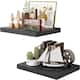 Option Black Deep Floating Shelves