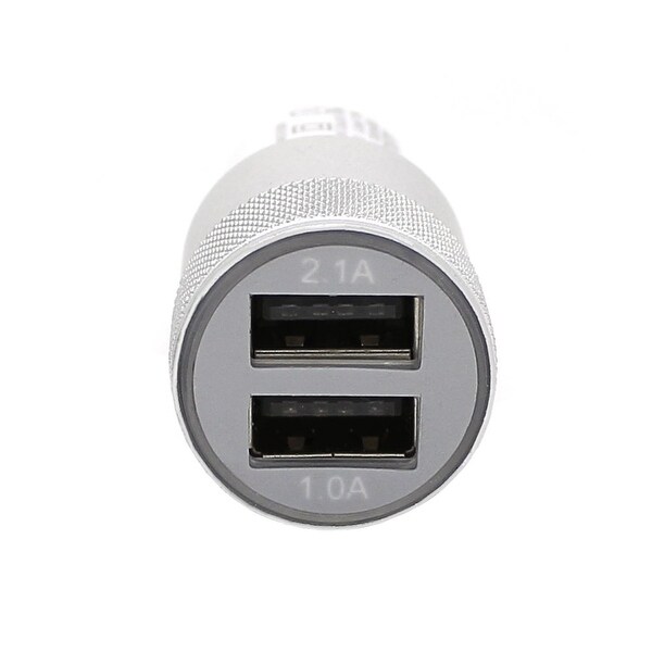 Shop Metal Dual USB Port Car Charger Universal 12 Volt / 1