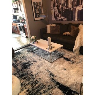 Shop Cooke Industrial Abstract Area Rug On Sale Overstock