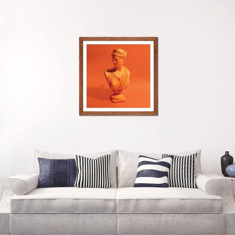 iCanvas "Orange Greek" by Pepino de Mar PFA