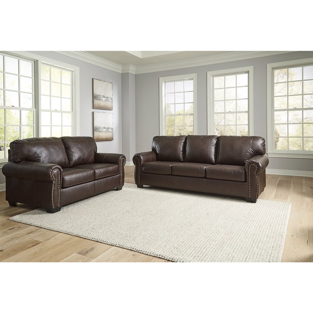 Signature Design by Ashley Colleton Brown 2-Piece Upholstery Package - 92" W x 40" D x 39" H