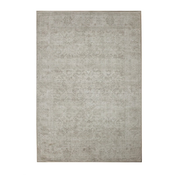 slide 2 of 3, Chloe 3'3" x 4' ft Handwoven Indoor Rug, Taupe/Olive - 3'3" x 4' ft