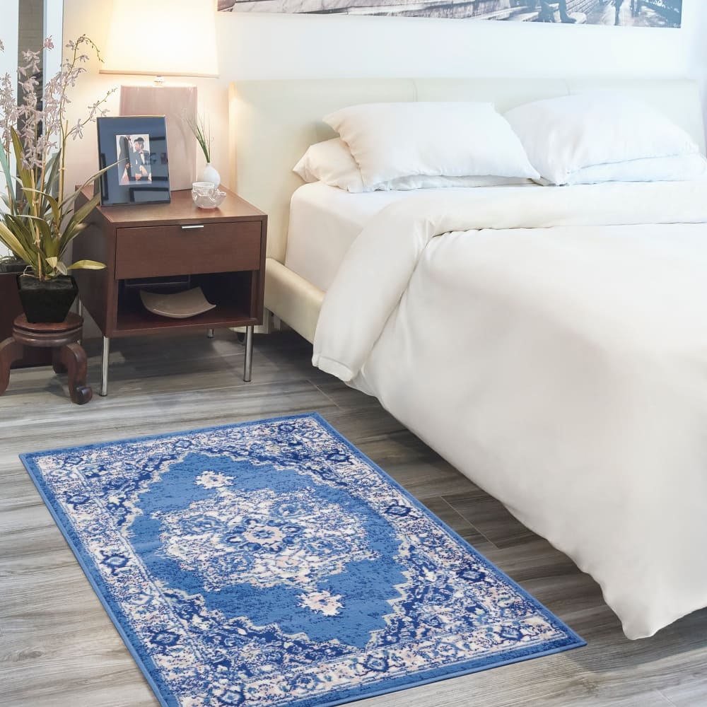 Nourison Whimsicle Modern Persian Floral Medallion Area Rug