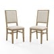 preview thumbnail 7 of 11, Joanna 2Pc Upholstered Back Chair Set - 18.25 "W x 21 "D x 39.88 "H