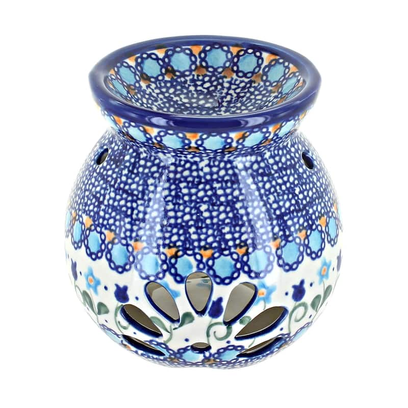 Blue Rose Polish Pottery Vena Aromatic Warmer - Savannah