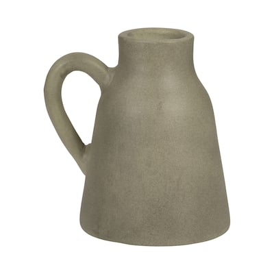 Terracotta Pottery Decorative Vase with Handles for Casual Home Decor